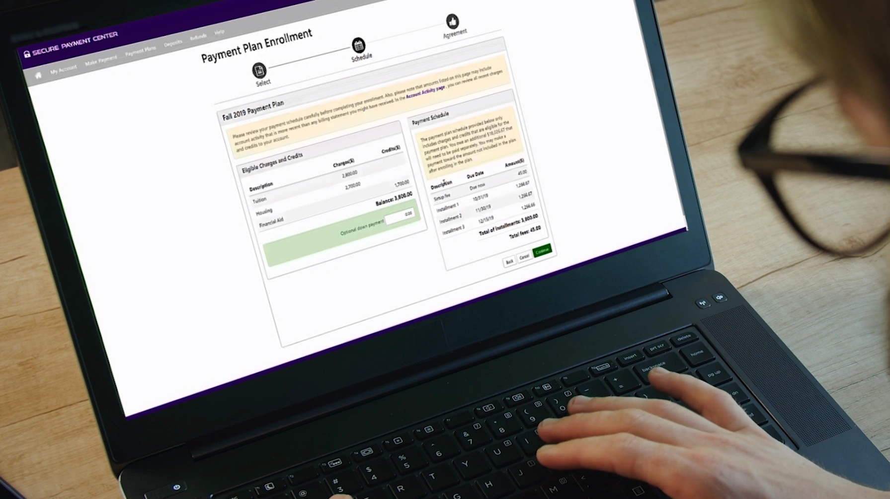 Touchnet App Payment Plans | TouchNet